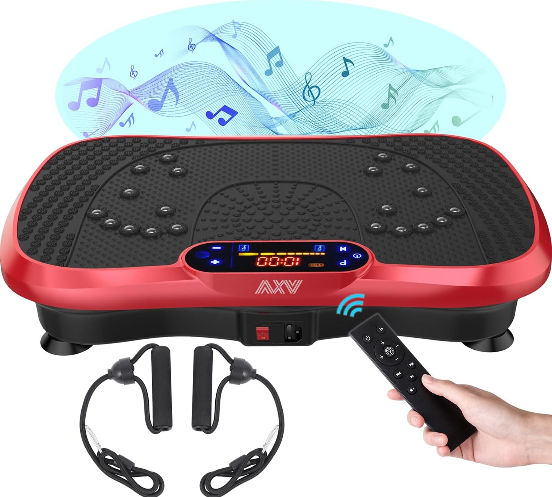 AXV Vibration Plate Fitness Platform Exercise Machine Vibrating Lymphatic Drainage Shaking Full Body Shaker Workout Vibrate Stand Shake Board Sport Gym for Weight Loss Fat Burner for Women Men AXV Vibration Plate Fitness Platform Exercise Machine Vibrating Lymphatic Drainage Shaking Full Body Shaker Workout Vibrate Stand Shake Board Sport Gym for Weight Loss Fat Burner for Women Men