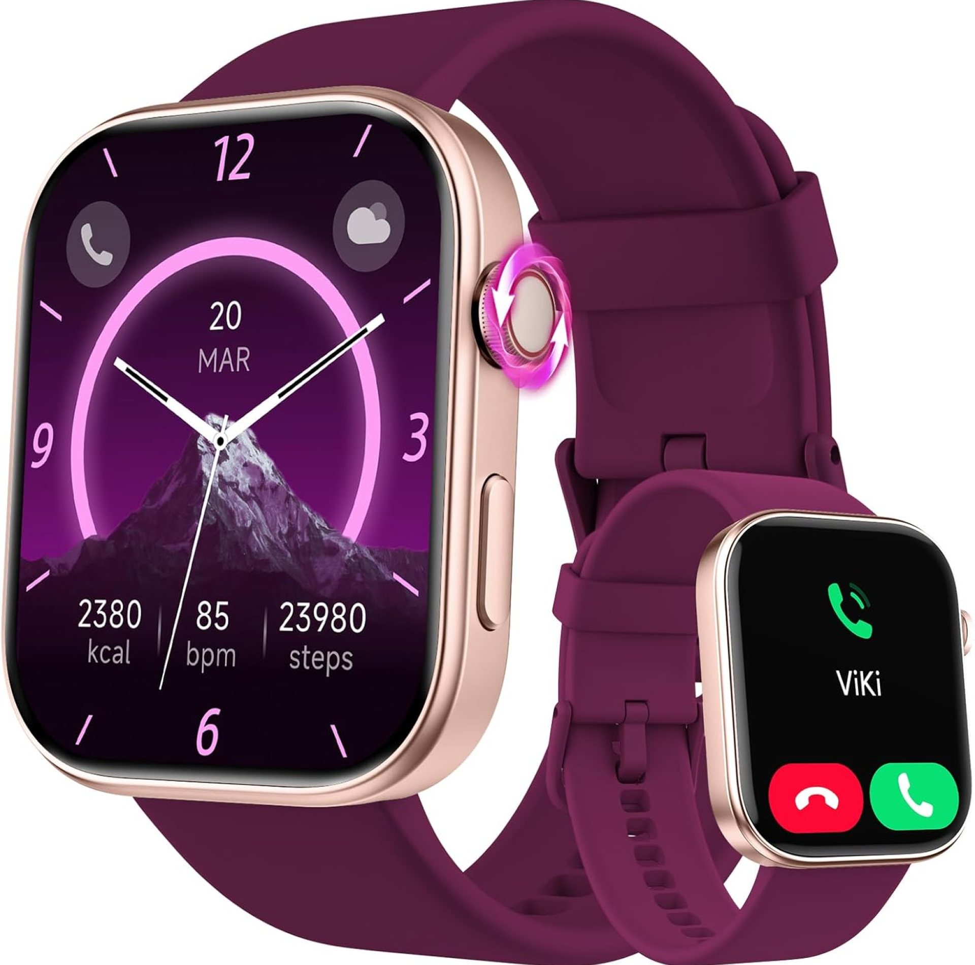 Tensky Smart Watch for Women/Men Android & iOS, AI Voice, 1.99″ AMOLED Fitness Tracker with Bluetooth Call, 3ATM Waterproof Heart Rate/Sleep/SpO2 Monitor, Pedometer, 100+ Sports, 12 Days Battery Life Tensky Smart Watch for Women/Men Android & iOS, AI Voice, 1.99″ AMOLED Fitness Tracker with Bluetooth Call, 3ATM Waterproof Heart Rate/Sleep/SpO2 Monitor, Pedometer, 100+ Sports, 12 Days Battery Life