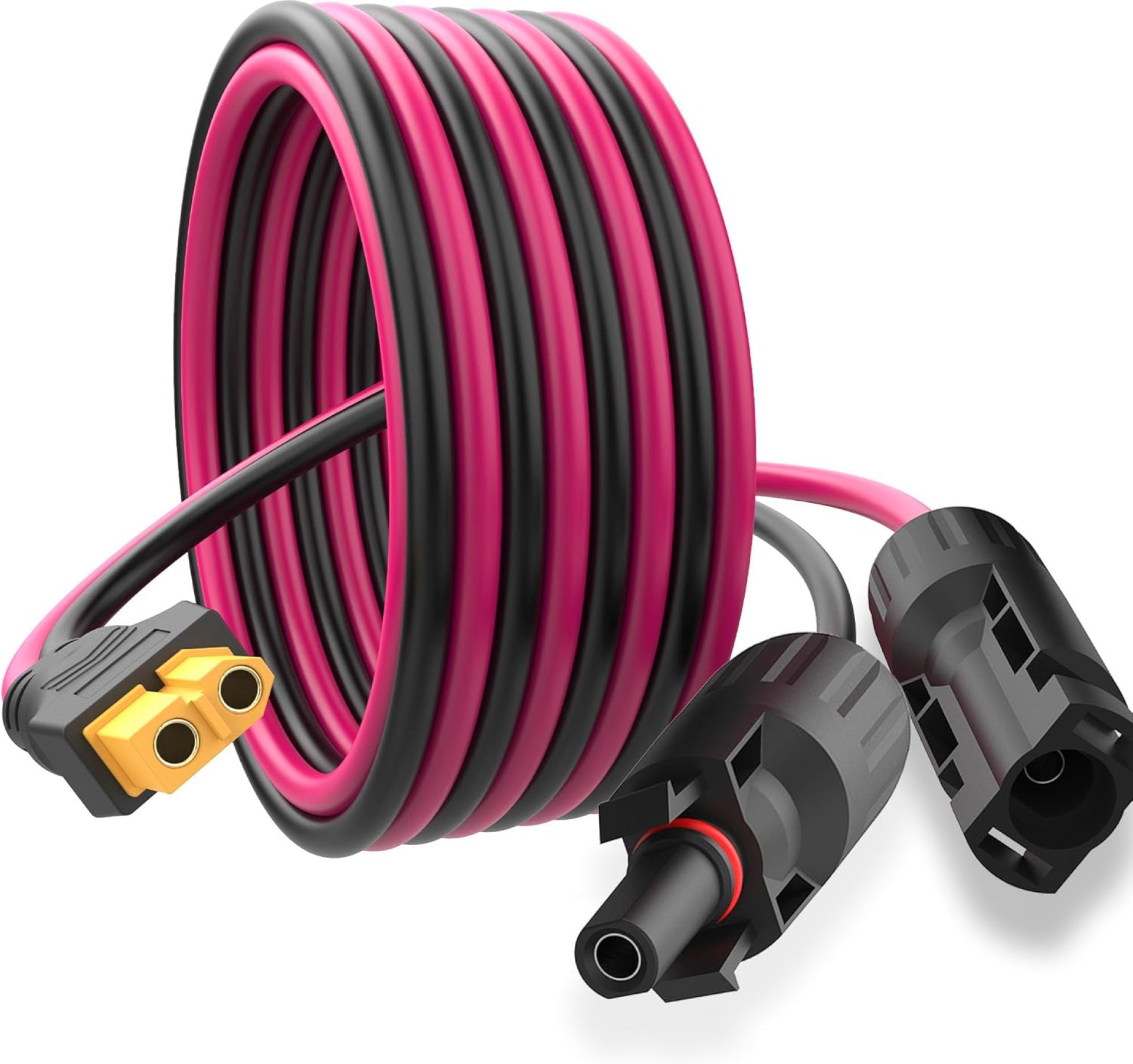 (12AWG 3.3ft) Solar Panel to XT60 Charge Extension Cable, Solar Connector to XT60 Adapter Cable for Solar Panel to LiFePO4 Battery RV Portable Power Station, Solar Generator, Ecoflow Generator (12AWG 3.3ft) Solar Panel to XT60 Charge Extension Cable, Solar Connector to XT60 Adapter Cable for Solar Panel to LiFePO4 Battery RV Portable Power Station, Solar Generator, Ecoflow Generator