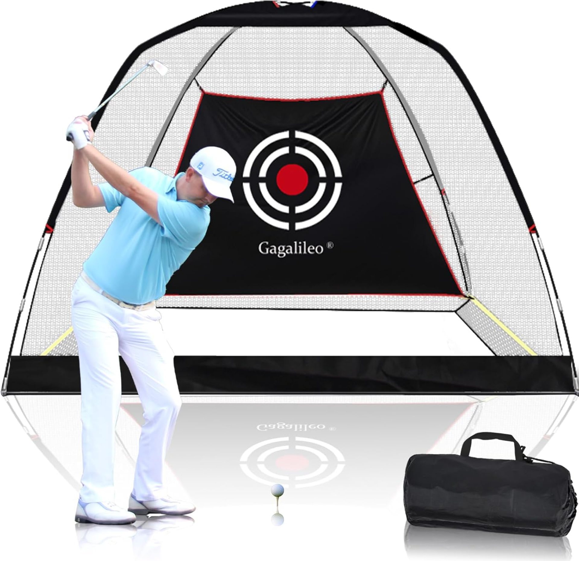 Golf Hitting Practice Nets for Backyard Driving Heavy Duty Men Real Indoor Golf Balls Hitting Pitching Driving Nets for Indoor Outdoor Garage Use Golfing Swing Training Impact Cages with Frame and Net Golf Hitting Practice Nets for Backyard Driving Heavy Duty Men Real Indoor Golf Balls Hitting Pitching Driving Nets for Indoor Outdoor Garage Use Golfing Swing Training Impact Cages with Frame and Net