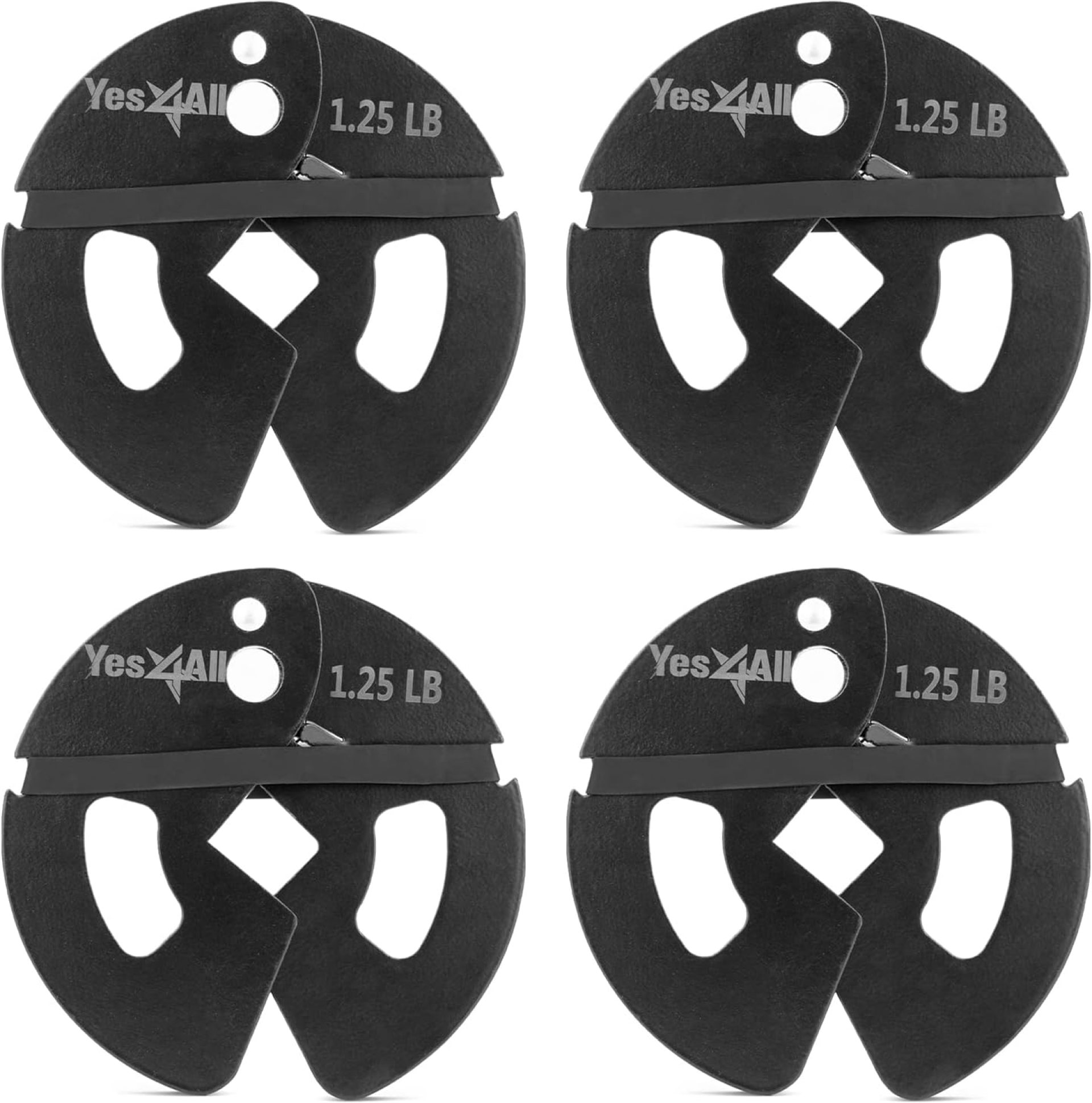 Yes4All Fractional Weight Plates Set, Available In Steel And Rubber, Set of 2/4/6 Plates in 1.25LB, 2.5LB, or 5LB Sizes, Micro Change Plates for Dumbbell and Olympic Barbell Weightlifting Yes4All Fractional Weight Plates Set, Available In Steel And Rubber, Set of 2/4/6 Plates in 1.25LB, 2.5LB, or 5LB Sizes, Micro Change Plates for Dumbbell and Olympic Barbell Weightlifting