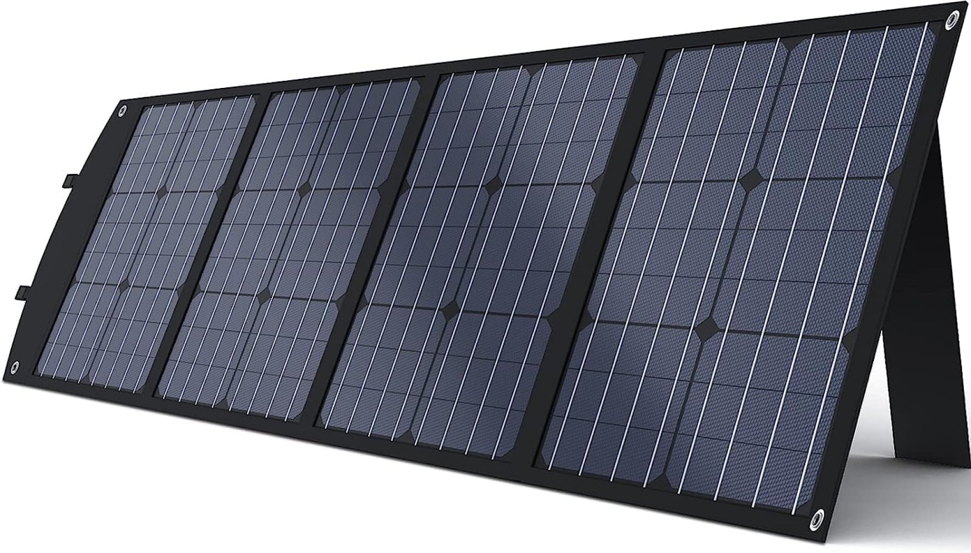 BALDR 120W Portable Solar Panel for Jackery/ECOFLOW/Flashfish/ROCKPALS Power Station Generator, Foldable Solar Cell Charger with USB Ports & PD Output for Camping, Off Grid Living. Black BALDR 120W Portable Solar Panel for Jackery/ECOFLOW/Flashfish/ROCKPALS Power Station Generator, Foldable Solar Cell Charger with USB Ports & PD Output for Camping, Off Grid Living. Black