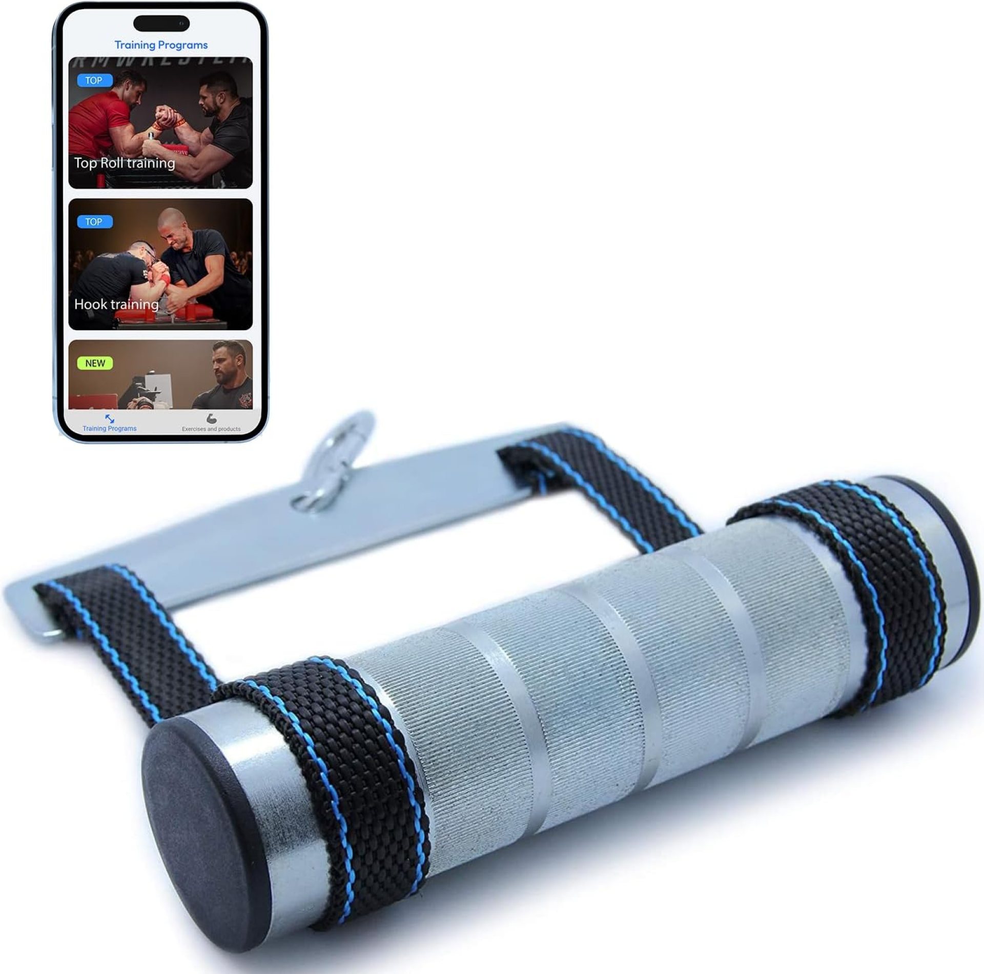 Arm wrestling Exercise Handle – Metal Handle and Strap for Training at The Gym Fulfilled by Amazon! Arm wrestling Exercise Handle – Metal Handle and Strap for Training at The Gym Fulfilled by Amazon!