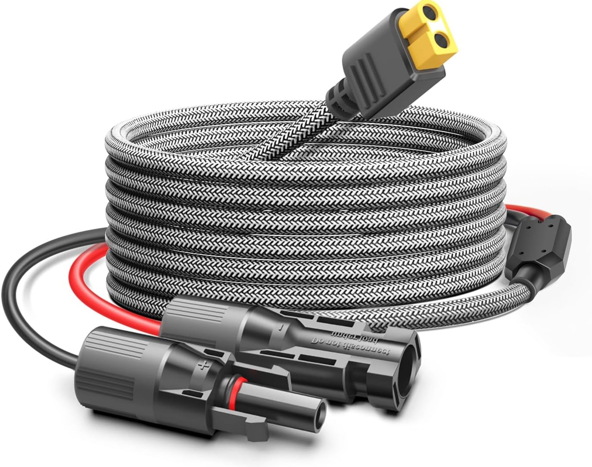 Solar Connector to XT60 Adapter Extension Cable Solar Panel 60W 110W 160W 220W 400W, Compatible with Anker Powerhouse ECOFLOW River Delta Rockpals Portable Power Station Solar Generator 11Ft Solar Connector to XT60 Adapter Extension Cable Solar Panel 60W 110W 160W 220W 400W, Compatible with Anker Powerhouse ECOFLOW River Delta Rockpals Portable Power Station Solar Generator 11Ft