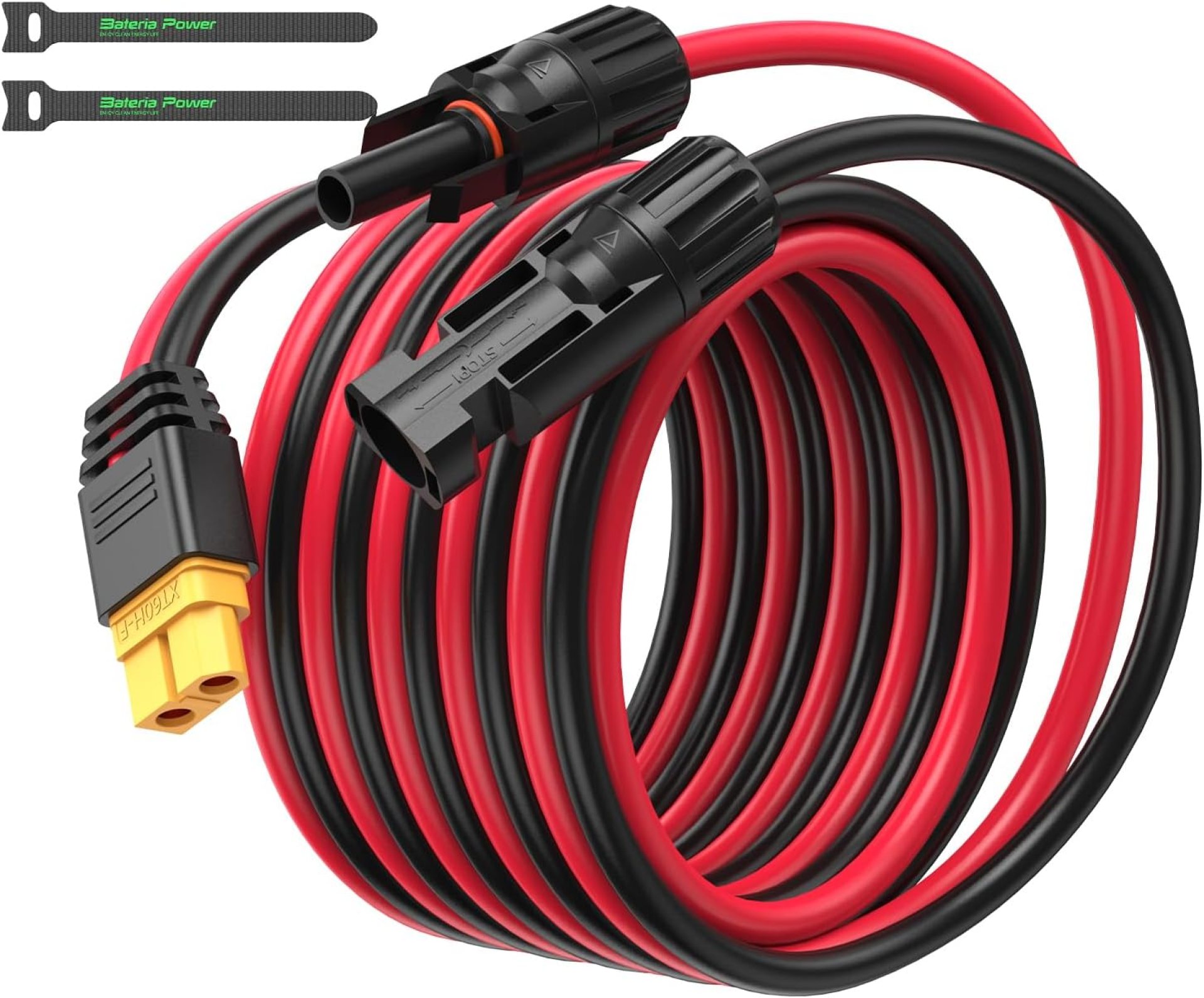 Solar Connector to XT60 Adapter Extension Cable, Solar Panel to XT60 Charge Extension Cable for RV Foldable Solar Panel, Portable Power Station, Solar Generator (35FT-10.6M 12AWG) Solar Connector to XT60 Adapter Extension Cable, Solar Panel to XT60 Charge Extension Cable for RV Foldable Solar Panel, Portable Power Station, Solar Generator (35FT-10.6M 12AWG)