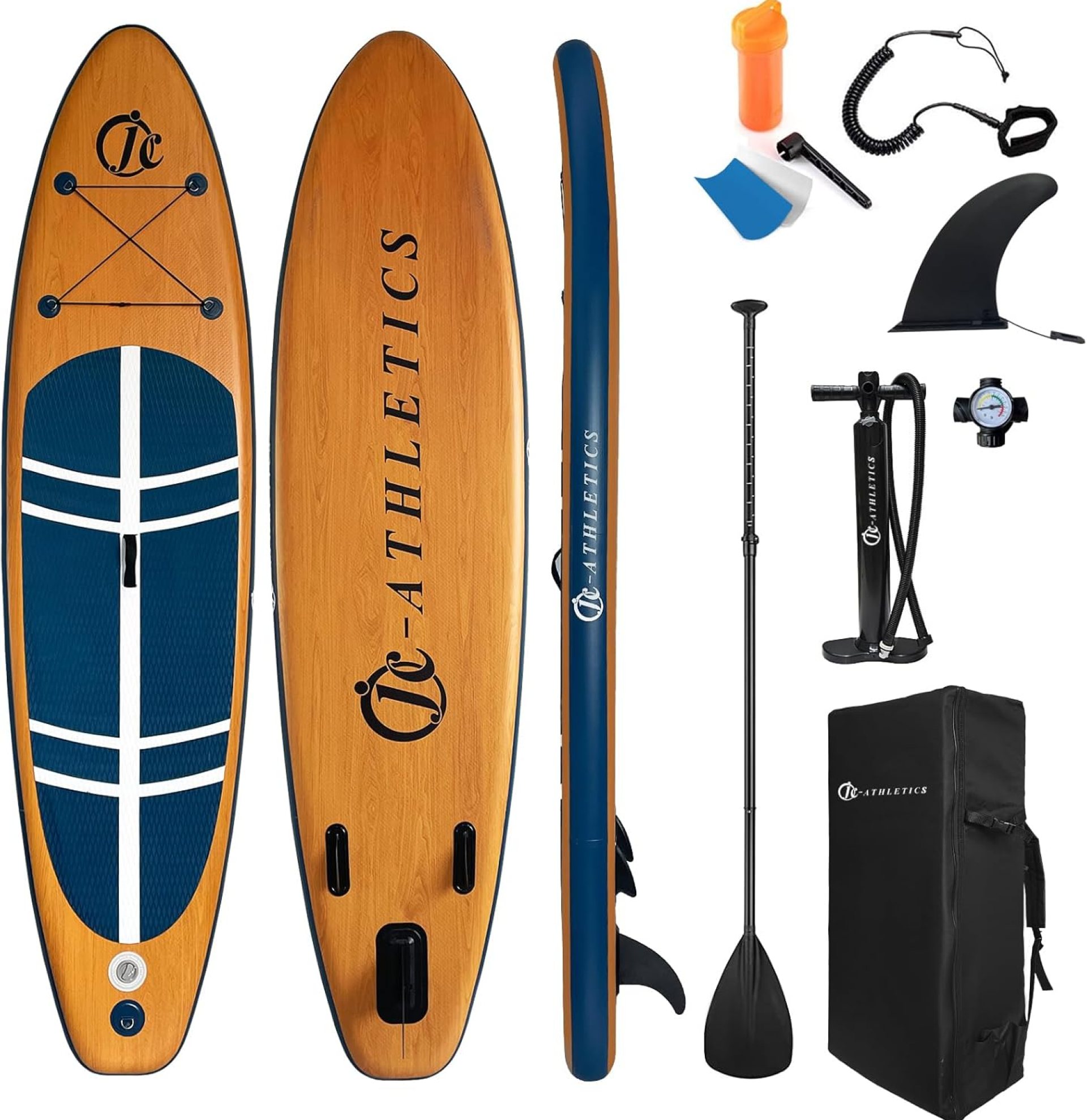 Inflatable Stand Up Paddle Board (6 Inches Thick), ISUP Package W/Premium SUP Accessories & Backpack, Non-Slip Deck,Fins, Adjustable Paddle, Leash, Hand Pump,Standing Boat for Youth & Adult Inflatable Stand Up Paddle Board (6 Inches Thick), ISUP Package W/Premium SUP Accessories & Backpack, Non-Slip Deck,Fins, Adjustable Paddle, Leash, Hand Pump,Standing Boat for Youth & Adult