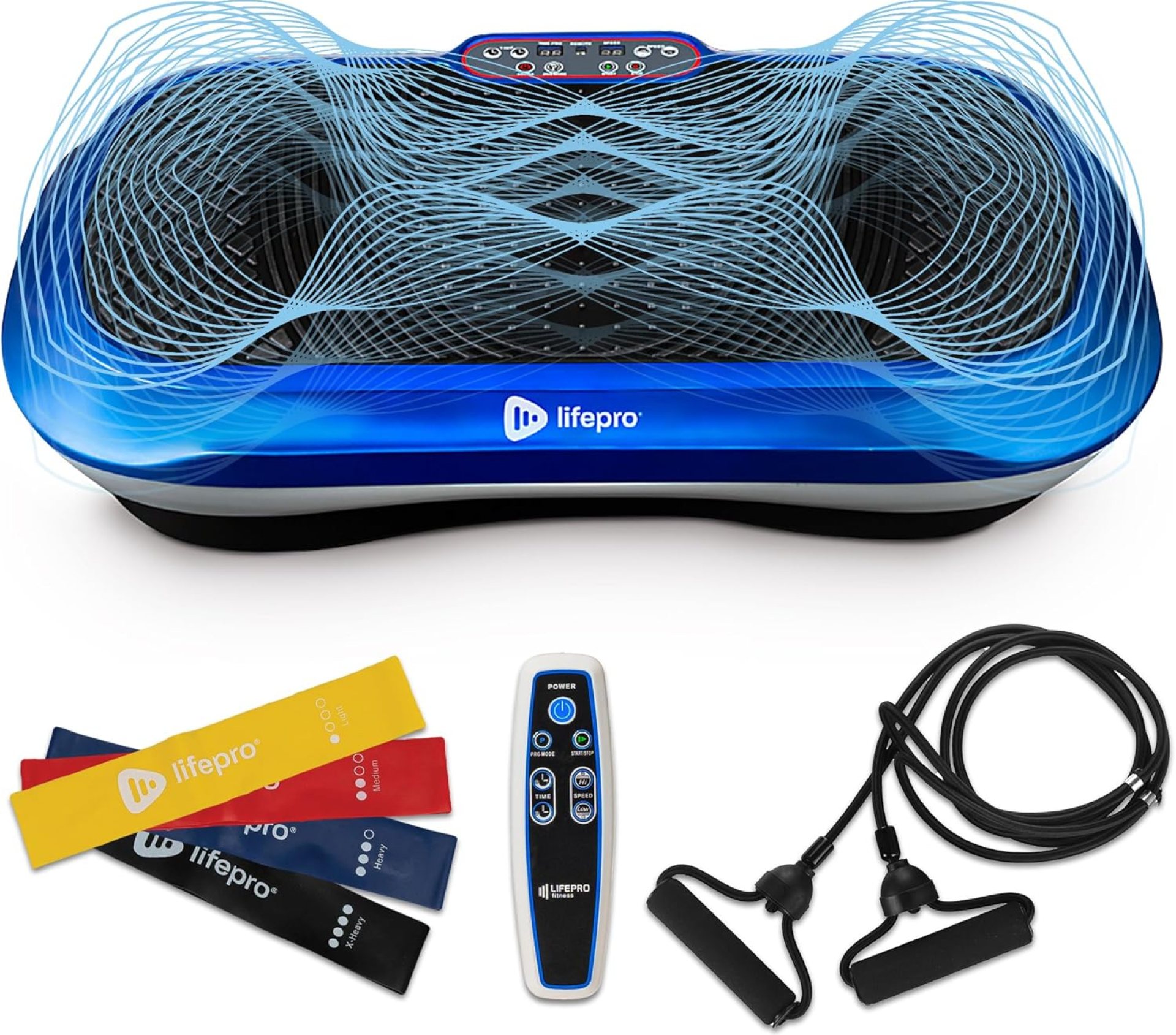 LifePro Vibration Plate Exercise Machine – Whole Body Workout Vibration Fitness Platform w/ Loop Bands – Home Training Equipment LifePro Vibration Plate Exercise Machine – Whole Body Workout Vibration Fitness Platform w/ Loop Bands – Home Training Equipment