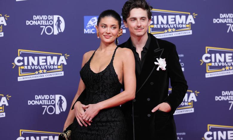 Timothée Chalamet and Kylie Jenner, together for the first time on a red carpet Timothée Chalamet and Kylie Jenner, together for the first time on a red carpet
