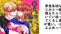 草食系幼なじみと一線越えたらぐいぐい迫ってくるし愛が重い。【ぽよよめっつ】(オリジナル同人) 草食系幼なじみと一線越えたらぐいぐい迫ってくるし愛が重い。【ぽよよめっつ】(オリジナル同人)