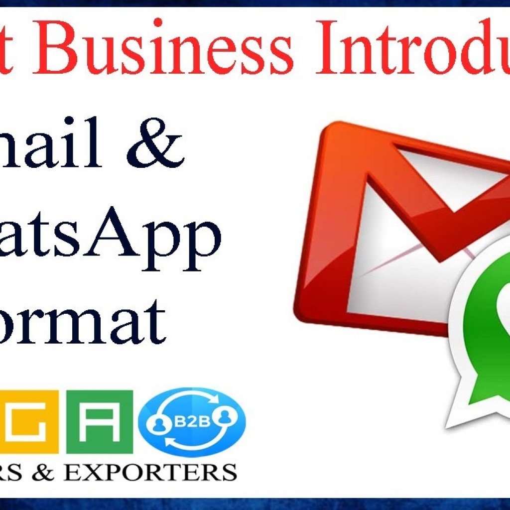 Export Business Intro Format | Email | WhatsApp | Export Sales & Marketing Tricks | Gaga B2B | Export Business Intro Format | Email | WhatsApp | Export Sales & Marketing Tricks | Gaga B2B |