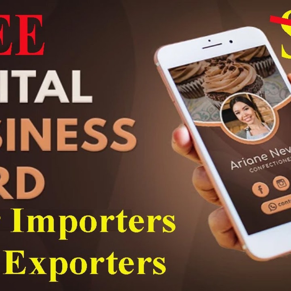 Free Digital Business Card for Importers & Exmporters | Gaga B2B | free Visiting Card Free Digital Business Card for Importers & Exmporters | Gaga B2B | free Visiting Card