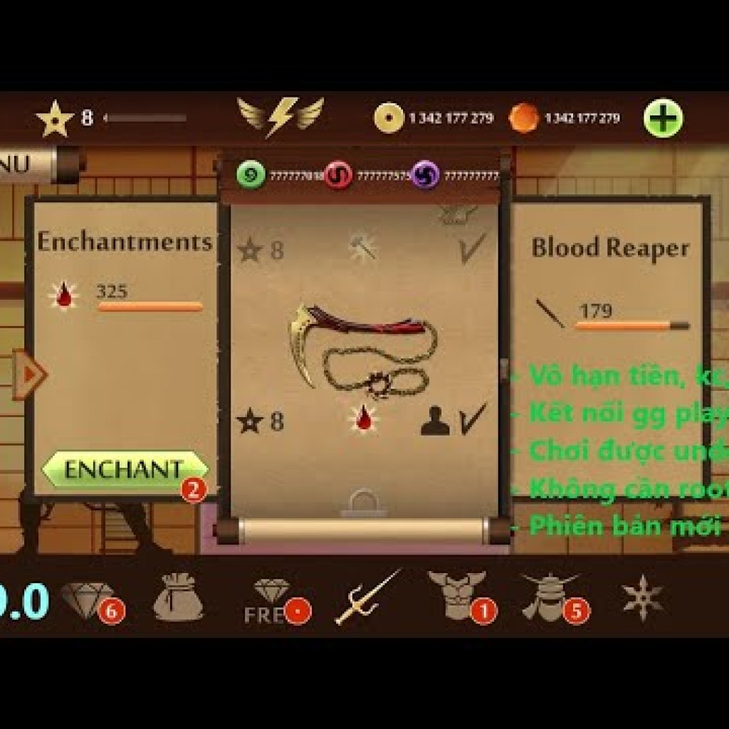 Tải hack Shadow Fight 2 v2390 mod apk: Cách có đầy đủ tiền, kim cương, ngọc và enchant để tham gia chơi underworld Tải hack Shadow Fight 2 v2390 mod apk: Cách có đầy đủ tiền, kim cương, ngọc và enchant để tham gia chơi underworld