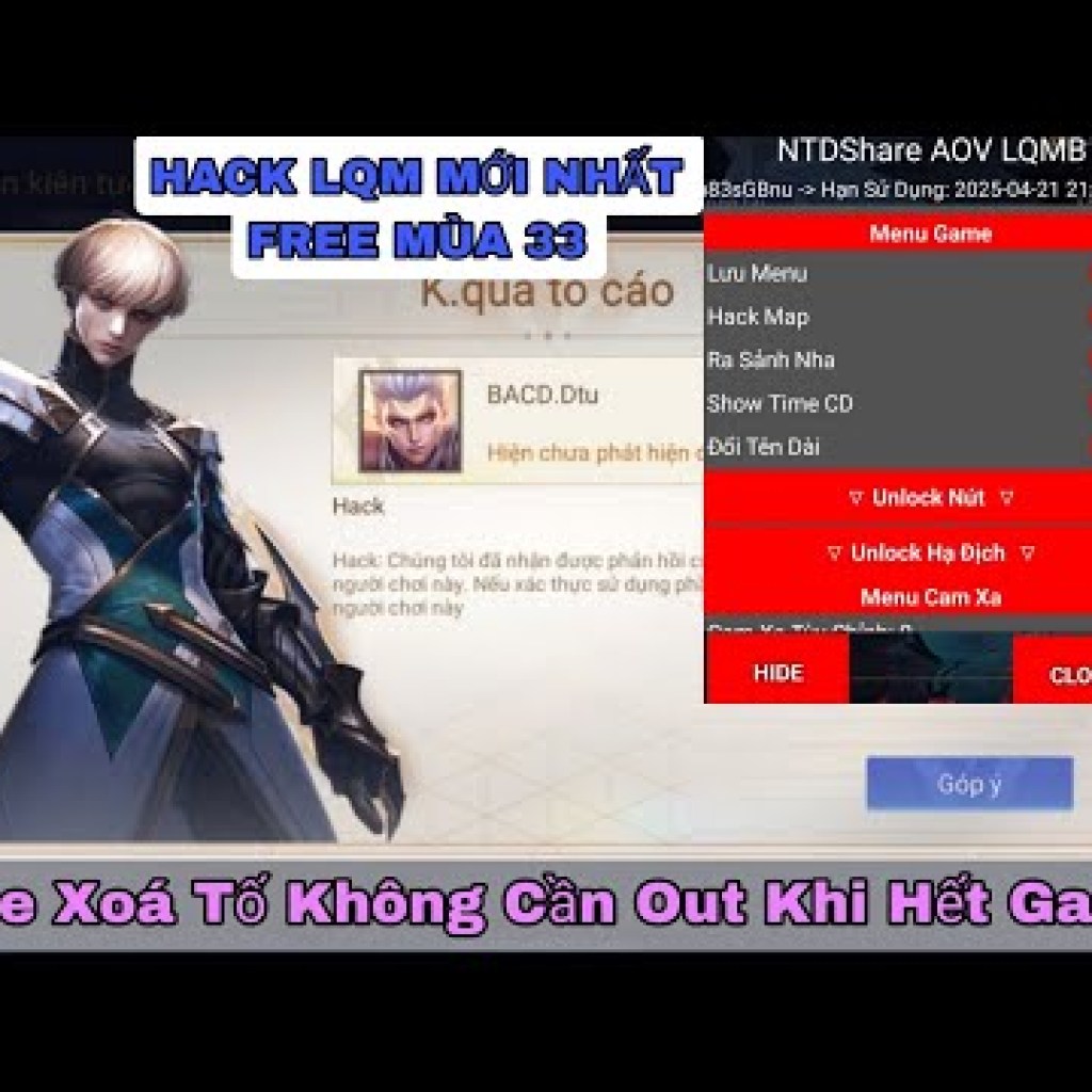 Hướng Dẫn Hack Liên Quân Mới Nhất: Cách Hack Map Liên Quân Mùa 33, Menu Hack Liên Quân Mod Mới Nhất Hướng Dẫn Hack Liên Quân Mới Nhất: Cách Hack Map Liên Quân Mùa 33, Menu Hack Liên Quân Mod Mới Nhất