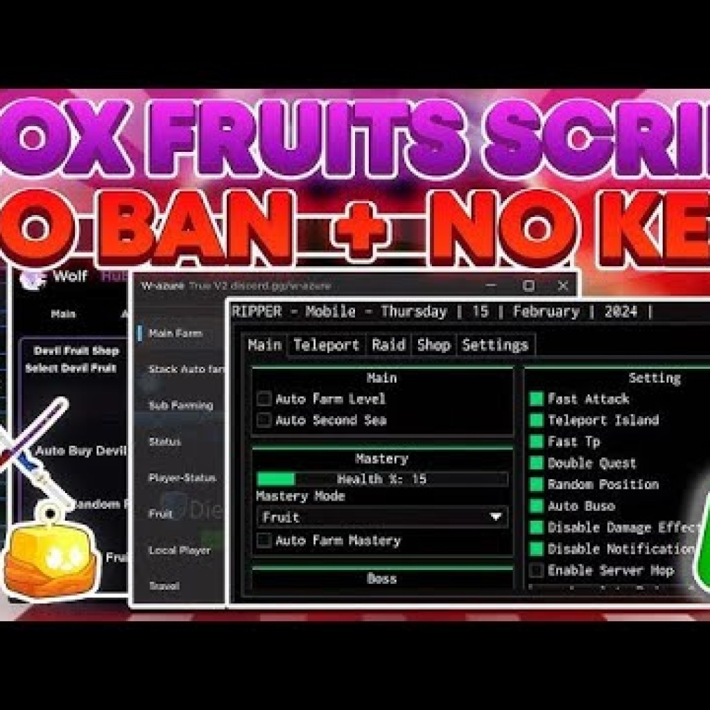 Script Hack Blox Fruit Update 22 trên máy tính – Hỗ trợ full tính năng farm siêu hiệu quả Script Hack Blox Fruit Update 22 trên máy tính – Hỗ trợ full tính năng farm siêu hiệu quả