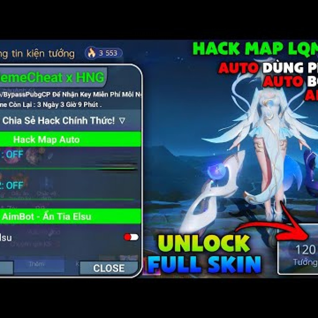 Hack Liên Quân Mobile Mùa 32: Mở Khoá Full Skin, Aimbot, Antiban 99 Hack Liên Quân Mobile Mùa 32: Mở Khoá Full Skin, Aimbot, Antiban 99