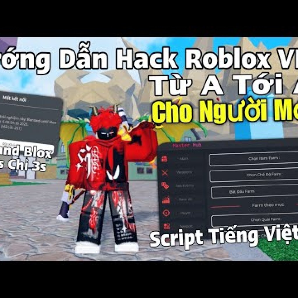 Cách Cài Hack ROBLOX VNG Blox Fruits Update Mở Band Acc 100 Siêu Dễ Menu Tiếng Việt Cách Cài Hack ROBLOX VNG Blox Fruits Update Mở Band Acc 100 Siêu Dễ Menu Tiếng Việt