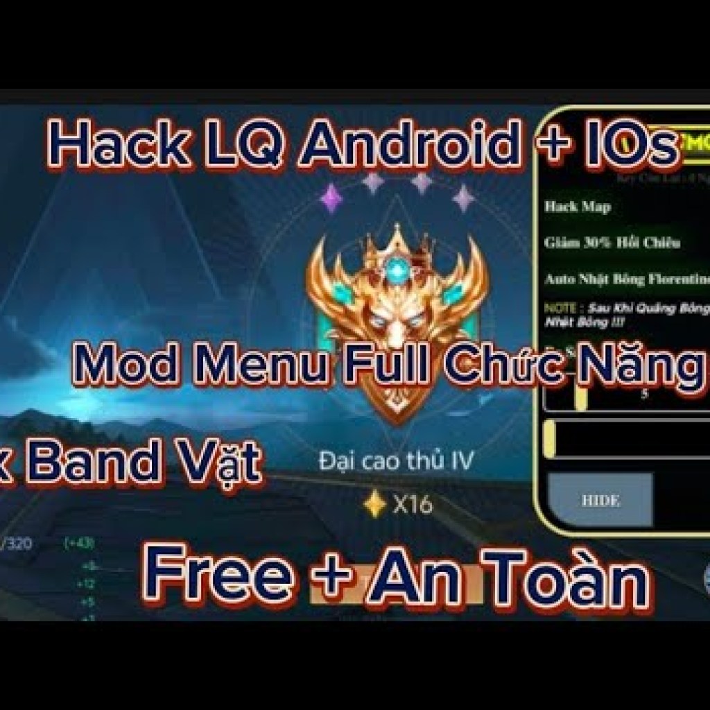 Cách Hack Liên Quân Mới Nhất – Menu Hack Map Liên Quân Mùa 33 – Mod LQ Mới Nhất Cách Hack Liên Quân Mới Nhất – Menu Hack Map Liên Quân Mùa 33 – Mod LQ Mới Nhất