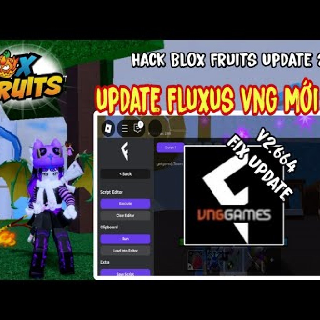 Hướng dẫn hack Blox Fruits Fluxus VNG mới nhất trên điện thoại, fix cập nhật đầy đủ cho client Hướng dẫn hack Blox Fruits Fluxus VNG mới nhất trên điện thoại, fix cập nhật đầy đủ cho client