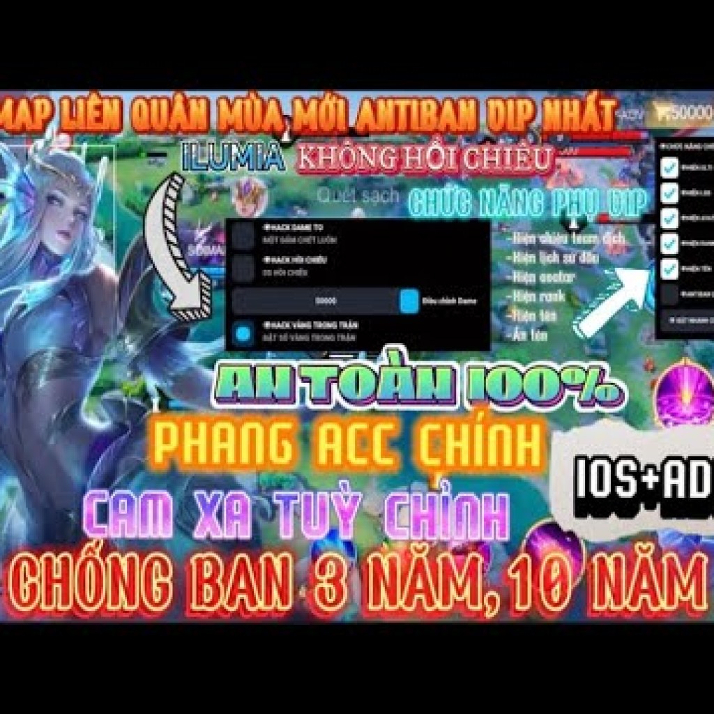 Bản Hack Map Liên Quân Mùa 32 Antiband 100 – Menu Full Chức Năng Mới Nhất Bản Hack Map Liên Quân Mùa 32 Antiband 100 – Menu Full Chức Năng Mới Nhất