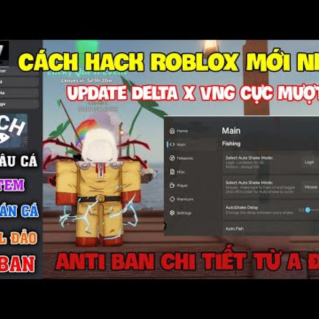 Cách Hack Roblox VNG Fisch Dead Rail và Blox Fruit Delta trên Điện Thoại và Máy Tính – Script Auto Câu cập nhật VNG Update Cách Hack Roblox VNG Fisch Dead Rail và Blox Fruit Delta trên Điện Thoại và Máy Tính – Script Auto Câu cập nhật VNG Update
