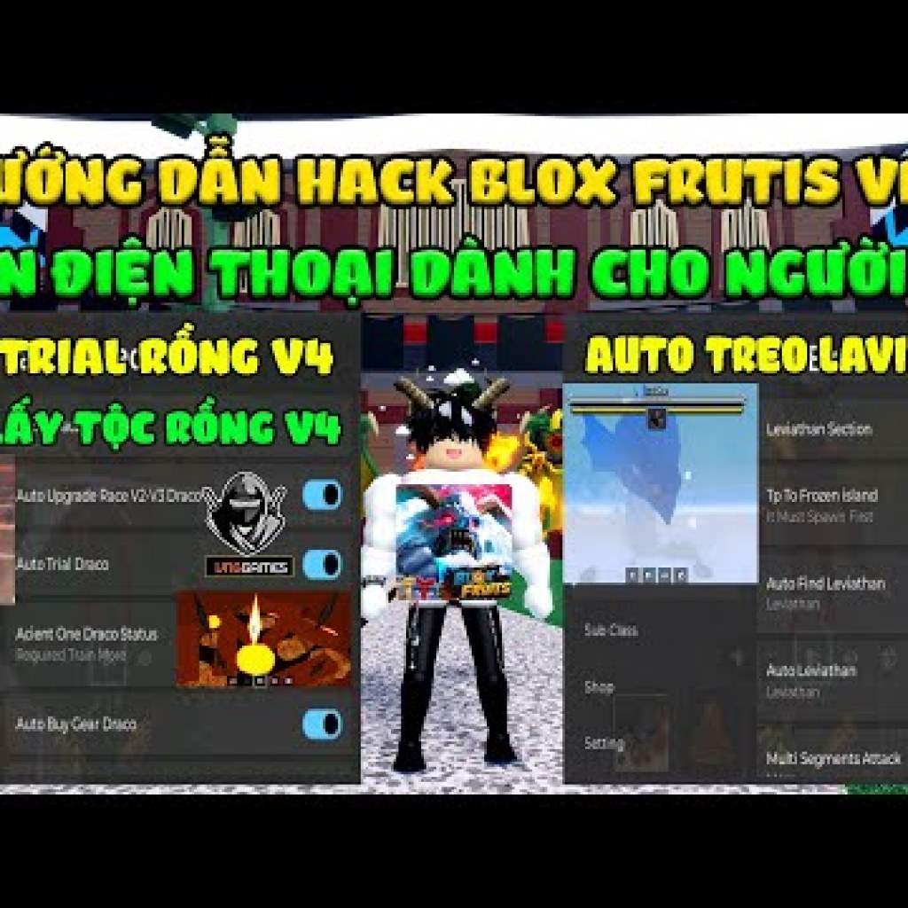 Hướng dẫn hack Blox Fruits 22 VNG trên điện thoại: Tìm laviathan, đảo núi lửa và thử sức với auto trial tộc rồng V4 Hướng dẫn hack Blox Fruits 22 VNG trên điện thoại: Tìm laviathan, đảo núi lửa và thử sức với auto trial tộc rồng V4