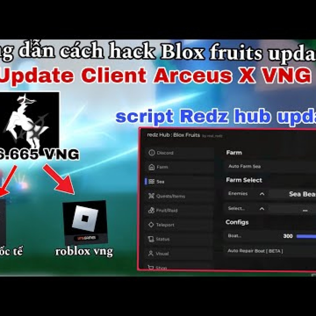 Hướng dẫn hack Blox fruits trên điện thoại: Script Redz Hub mới nhất, update mới, chống ban Hướng dẫn hack Blox fruits trên điện thoại: Script Redz Hub mới nhất, update mới, chống ban