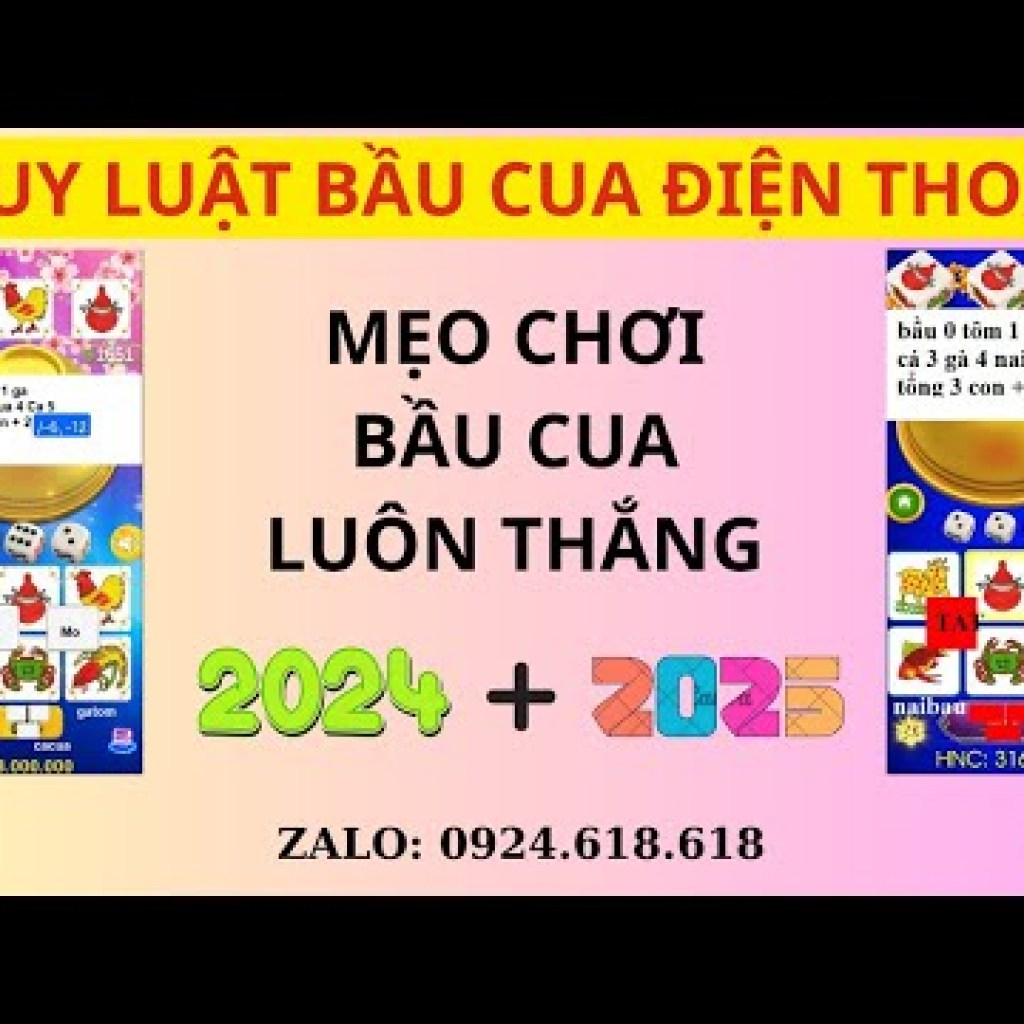 Mẹo Chơi Bầu Cua Trên Điện Thoại Để Thắng Lợi 100% 2023 Mẹo Chơi Bầu Cua Trên Điện Thoại Để Thắng Lợi 100% 2023