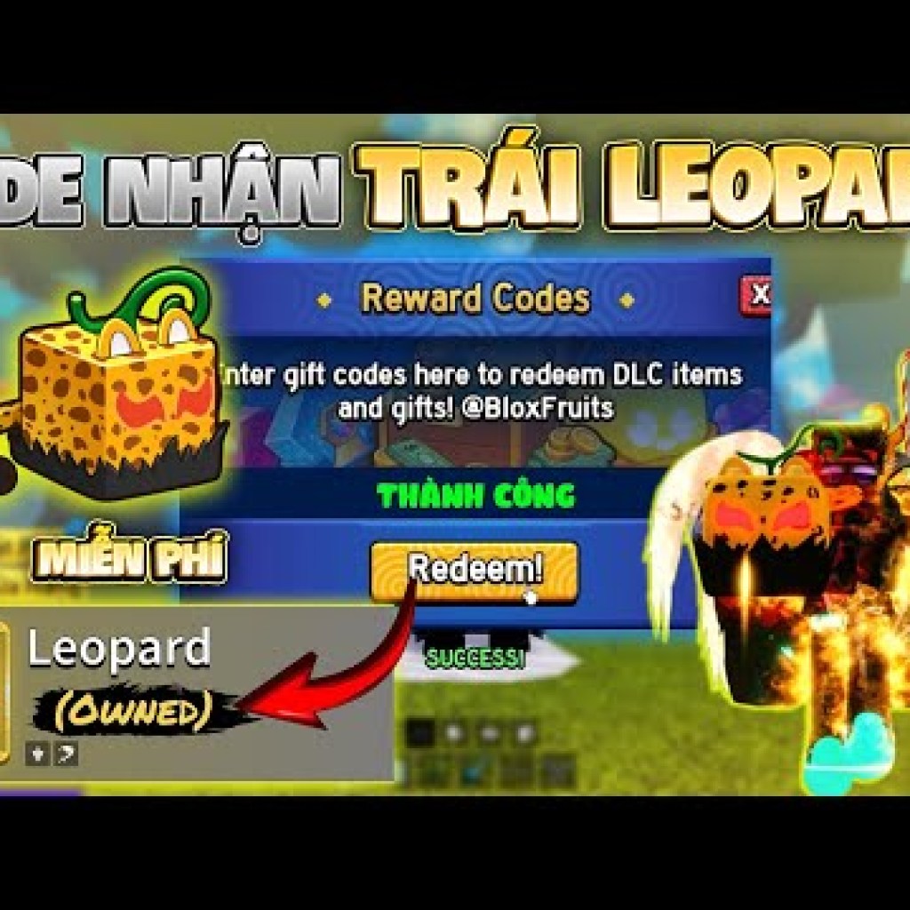 25 Mã Code Blox Fruit Mới Nhất 2025: Nhận X2 Kinh Nghiệm và Trái LEOPARD Miễn Phí Tổng Hợp 25 Mã Code Blox Fruit Mới Nhất 2025: Nhận X2 Kinh Nghiệm và Trái LEOPARD Miễn Phí Tổng Hợp