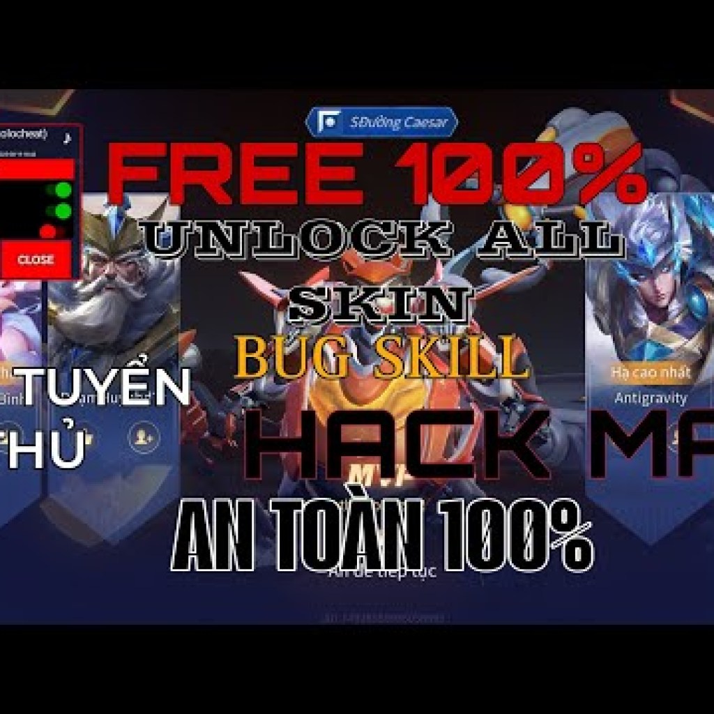 Phiên bản Hack ZoloCheat Liên Quân: Mở Khóa Skin, Sáng Map, Anti-ban Android Phiên bản Hack ZoloCheat Liên Quân: Mở Khóa Skin, Sáng Map, Anti-ban Android