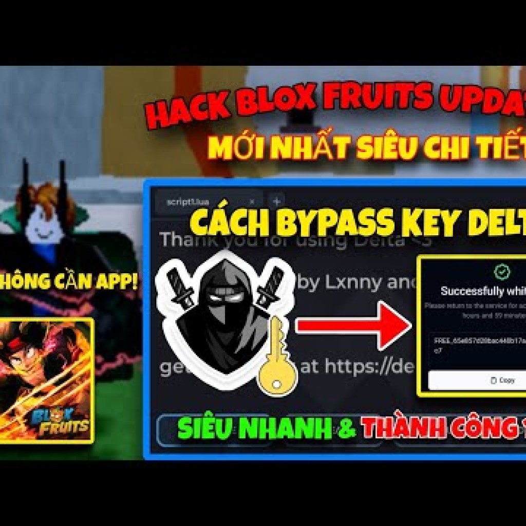 Cách Hack Dragon Bypass Key Delta Siêu Nhanh 100% Thành Công cho Update 22 của Blox Fruits Cách Hack Dragon Bypass Key Delta Siêu Nhanh 100% Thành Công cho Update 22 của Blox Fruits
