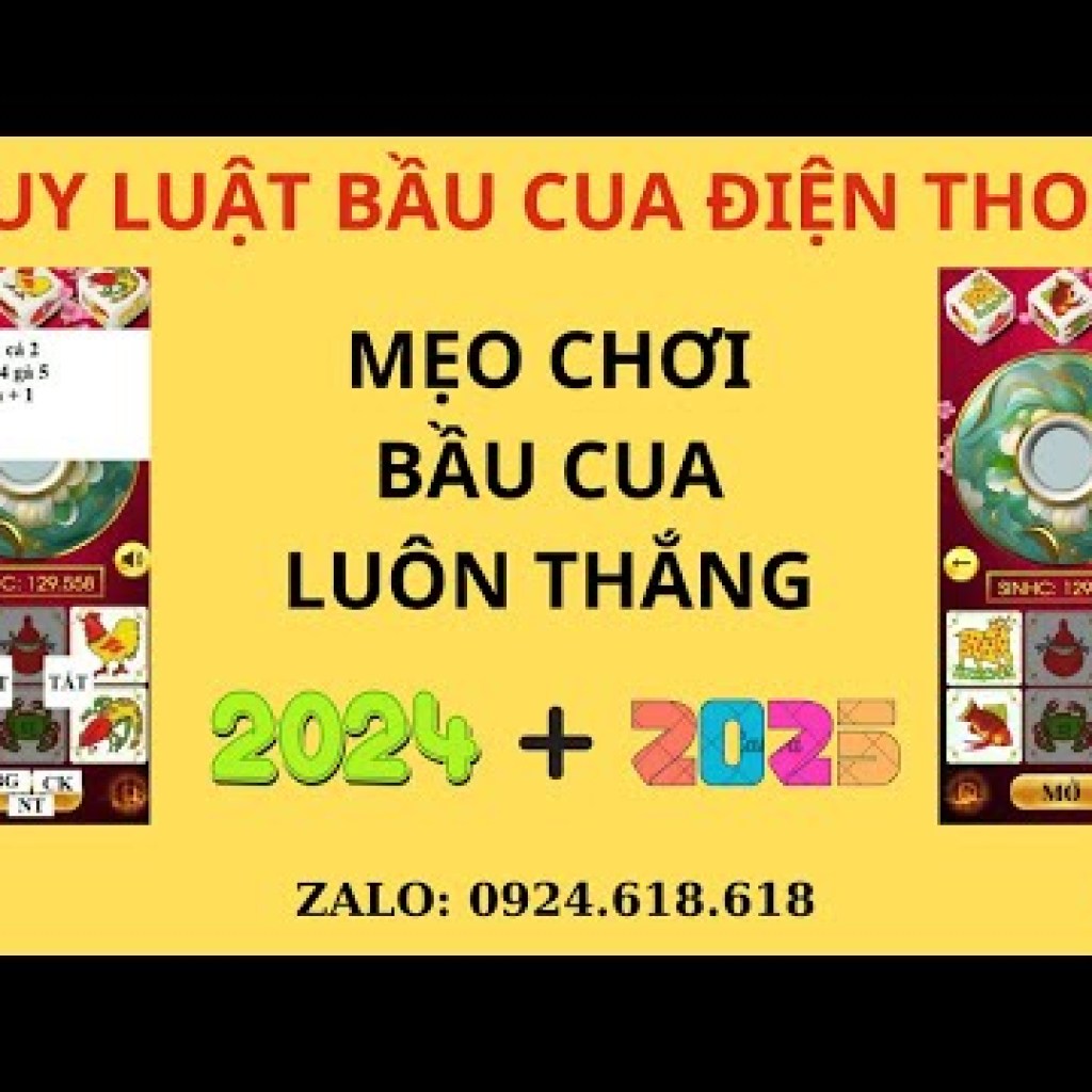Bí Quyết Chơi Game Bầu Cua 2024-2025: Luật Chơi và Mẹo Thắng Code Bí Quyết Chơi Game Bầu Cua 2024-2025: Luật Chơi và Mẹo Thắng Code