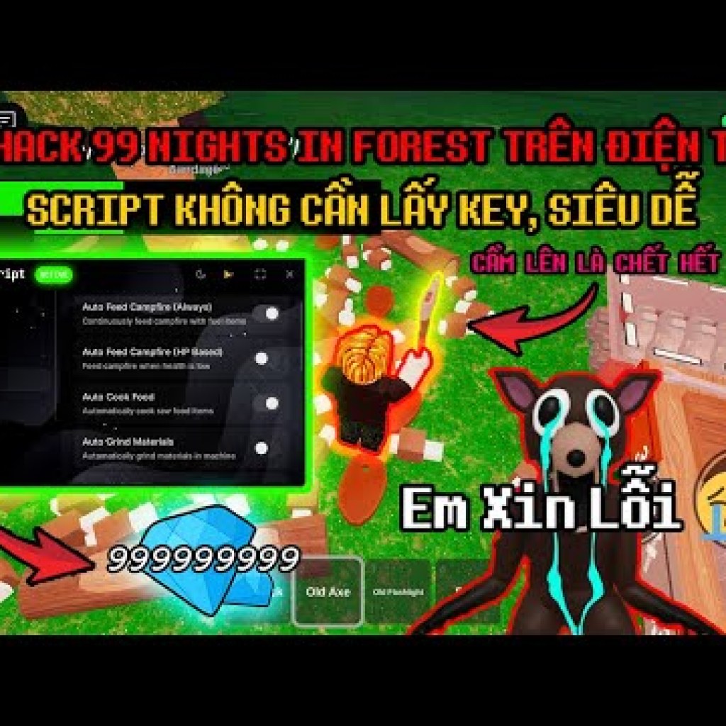 Hướng Dẫn Hack Roblox 99 Nights IOS PC Dễ Dàng Không Cần Key Hướng Dẫn Hack Roblox 99 Nights IOS PC Dễ Dàng Không Cần Key