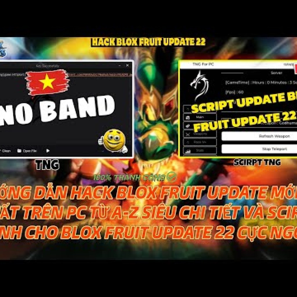 Hướng dẫn hack blox fruit update mới nhất trên pc chi tiết từ A-Z: Scirpt fram lv mới Hướng dẫn hack blox fruit update mới nhất trên pc chi tiết từ A-Z: Scirpt fram lv mới