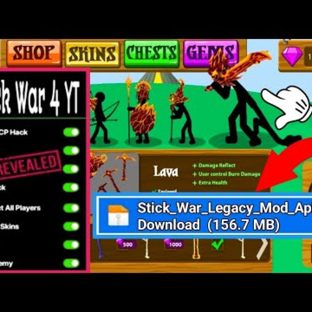 Stick War Legacy – Bản Mod VIP mới với menu đa dạng Stick War Legacy – Bản Mod VIP mới với menu đa dạng
