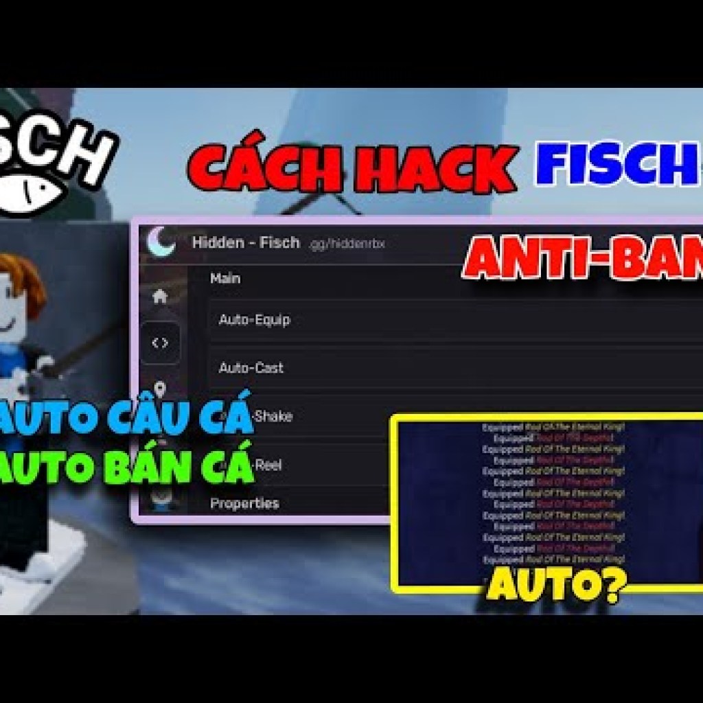 Hướng dẫn Hack Fisch No Key, Auto Câu Cá, Auto Bán Cá, AntiBan, Siêu VIP – Đầy đủ chức năng Hướng dẫn Hack Fisch No Key, Auto Câu Cá, Auto Bán Cá, AntiBan, Siêu VIP – Đầy đủ chức năng
