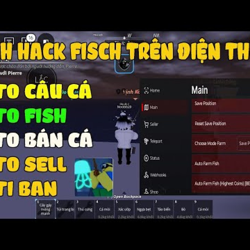 Hướng Dẫn Hack Auto Câu và Bán Cá Trên Điện Thoại Không Bị Kick Hướng Dẫn Hack Auto Câu và Bán Cá Trên Điện Thoại Không Bị Kick