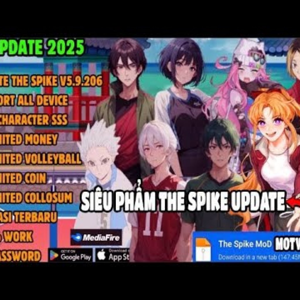 Hướng dẫn Hack The Spike Volleyball 2025 mới nhất với 9999 tỉ vàng và bóng đầy đủ tất cả các tính năng Hướng dẫn Hack The Spike Volleyball 2025 mới nhất với 9999 tỉ vàng và bóng đầy đủ tất cả các tính năng