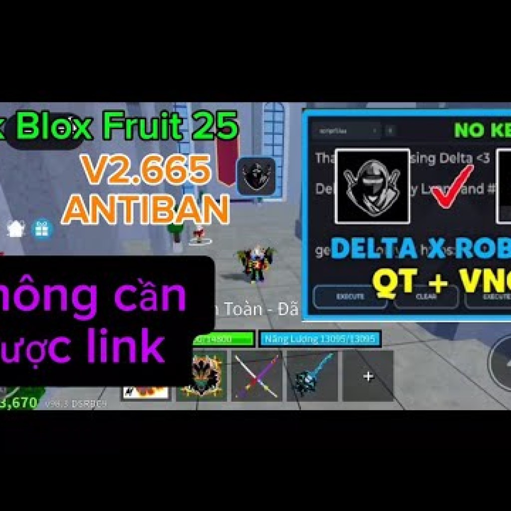Cách Hack Blox Fruit Update 25 với Client Delta X VNG mới nhất – Không cần key, không lo bị ban, không cần vượt link Cách Hack Blox Fruit Update 25 với Client Delta X VNG mới nhất – Không cần key, không lo bị ban, không cần vượt link
