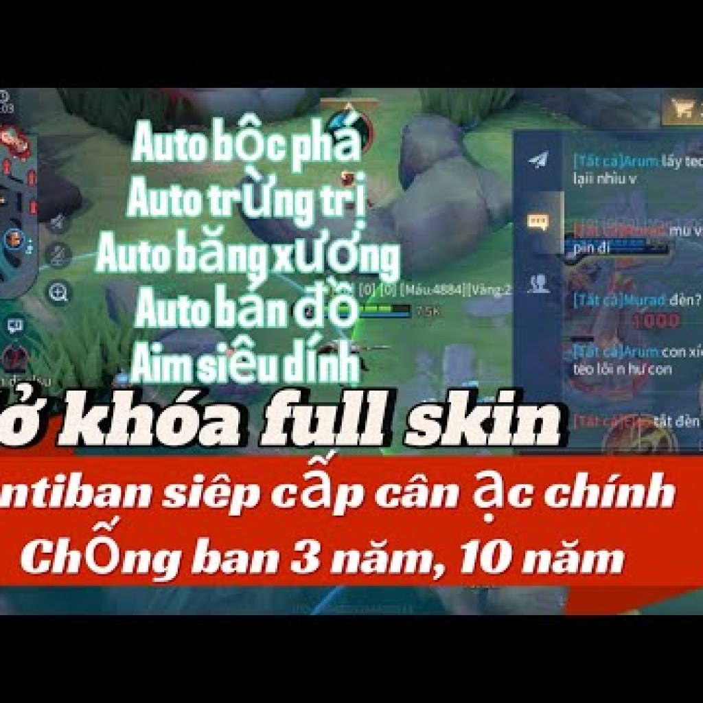 Menu Hack Liên Quân Mùa 32: Chức Năng VIP Miễn Phí, Antiban Siêu Nhiều Menu Hack Liên Quân Mùa 32: Chức Năng VIP Miễn Phí, Antiban Siêu Nhiều