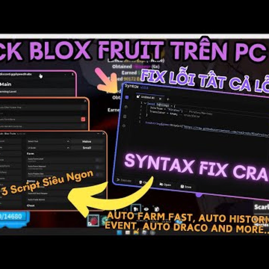 Cách Hack Blox Fruit Siêu Xịn 99UNC Bằng Syntax Mới Nhất Không Cần Key Trên PC – Roblox Farm Bone Cách Hack Blox Fruit Siêu Xịn 99UNC Bằng Syntax Mới Nhất Không Cần Key Trên PC – Roblox Farm Bone