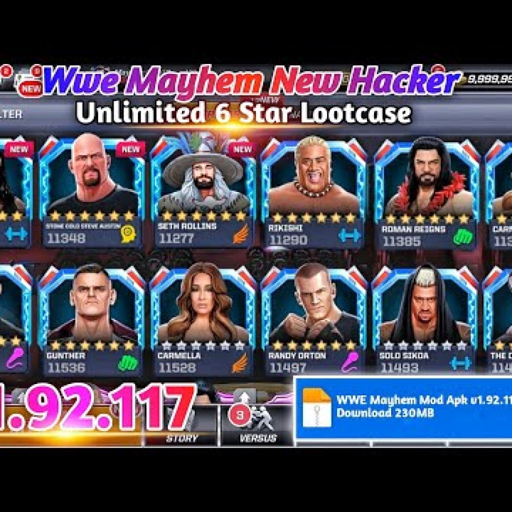 Tải WWE Mayhem Mod Apk v192117 với Superstar 6 Sao Miễn Phí Tải WWE Mayhem Mod Apk v192117 với Superstar 6 Sao Miễn Phí