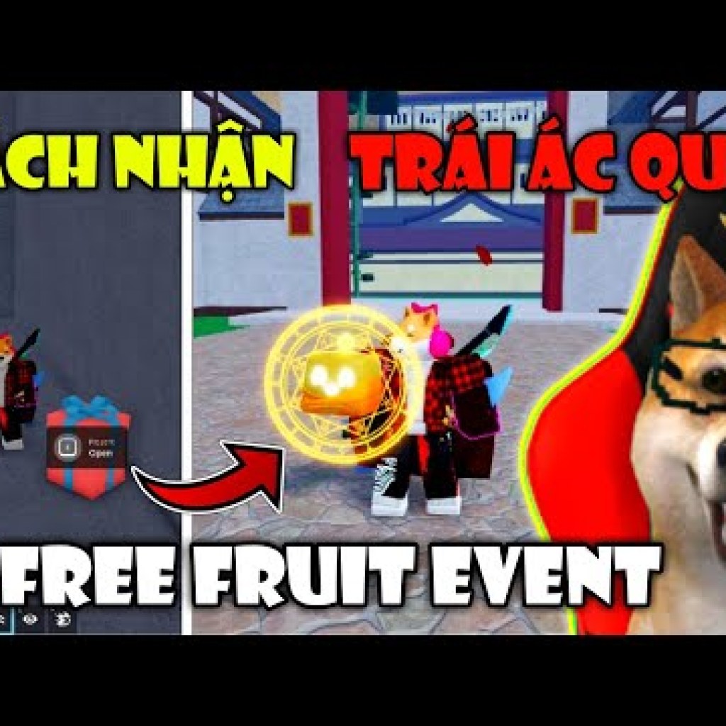 Cách nhận Trái Ác Quỷ miễn phí trong sự kiện FREE FRUIT EVENT của Blox Fruit UPDATE DRAGON trên Roblox Cách nhận Trái Ác Quỷ miễn phí trong sự kiện FREE FRUIT EVENT của Blox Fruit UPDATE DRAGON trên Roblox
