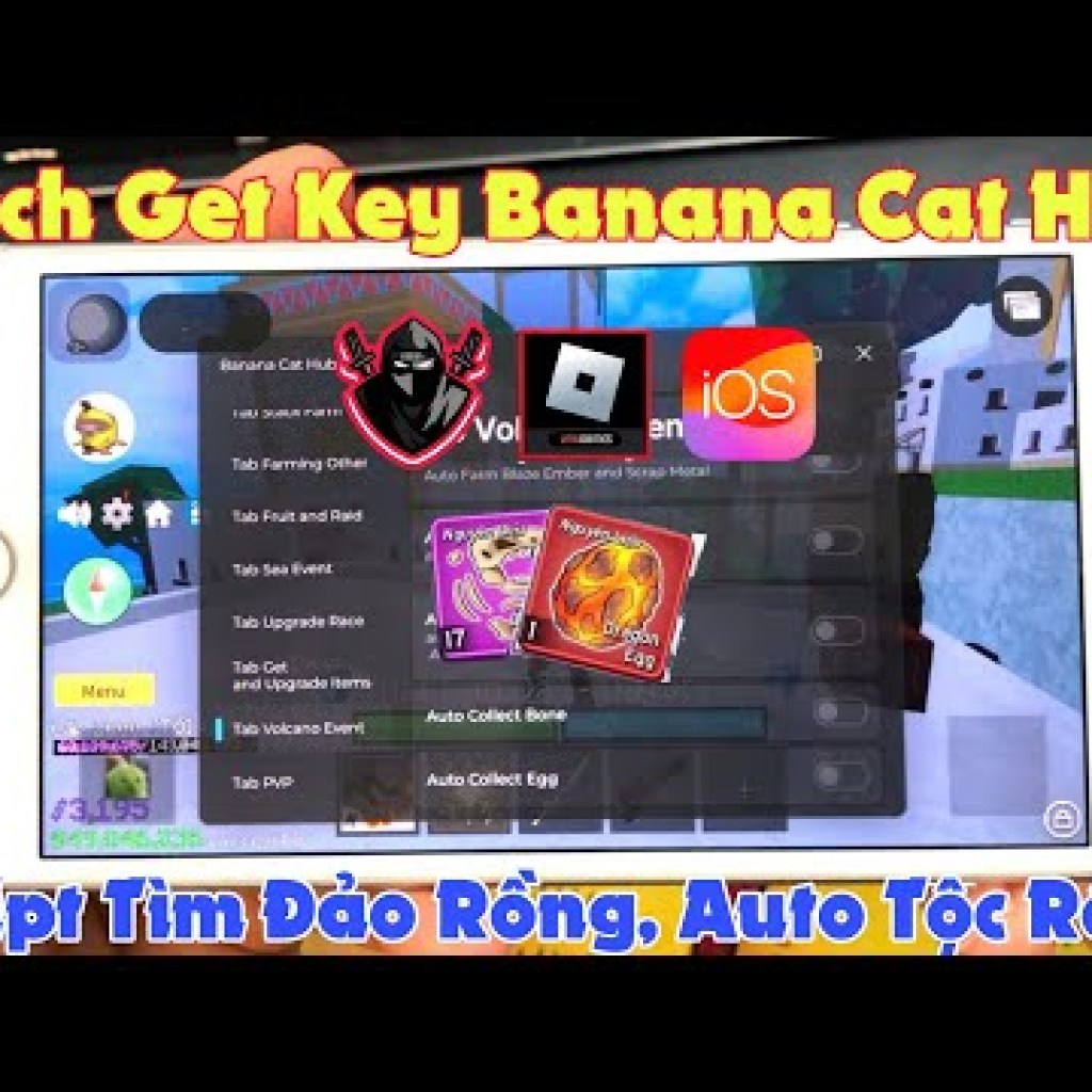 Cách lấy KEY Script Banana Cat Hub Tìm Đảo Rồng Auto Tộc Rồng Delta Lite VNG22 IOS – Hướng dẫn chi tiết Cách lấy KEY Script Banana Cat Hub Tìm Đảo Rồng Auto Tộc Rồng Delta Lite VNG22 IOS – Hướng dẫn chi tiết