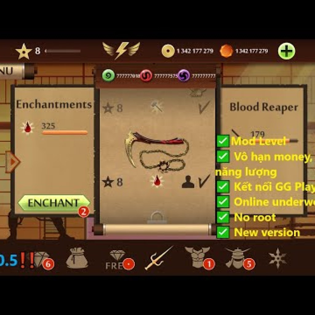 Cách Hack Shadow Fight 2 v2405 – Mod APK Full Tiền Kim Cương, Ngọc Enchant và Cấp Độ Chơi Underworld Cách Hack Shadow Fight 2 v2405 – Mod APK Full Tiền Kim Cương, Ngọc Enchant và Cấp Độ Chơi Underworld