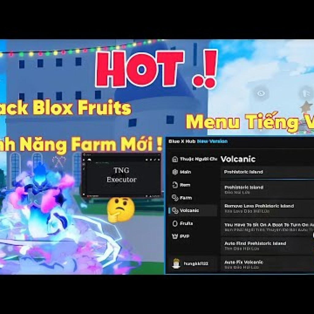 Cách Hack Blox Fruit Update 22 Trên Máy Tính với Script Auto Farm Fruit Menu Tiếng Việt Siêu Vip Cách Hack Blox Fruit Update 22 Trên Máy Tính với Script Auto Farm Fruit Menu Tiếng Việt Siêu Vip
