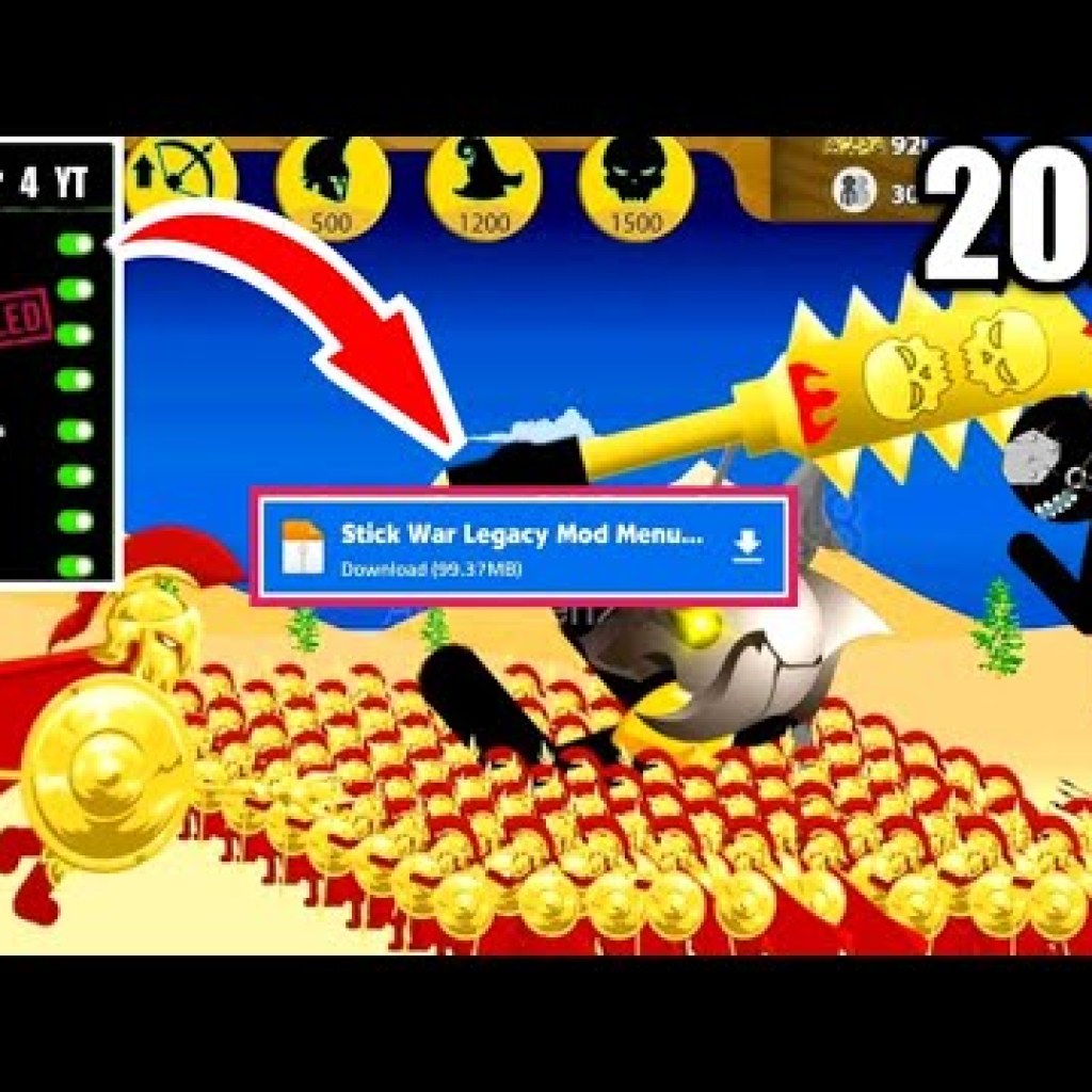 Stick War Legacy Mod Menu 2025 – Mở khóa Stick Figure mới Stick War Legacy Mod Menu 2025 – Mở khóa Stick Figure mới