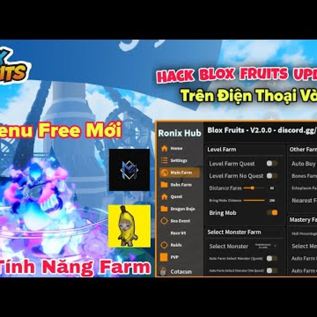 Hướng dẫn hack Blox Fruits 24 Delta X VNG trên điện thoại: Cách hack full tính năng farm cho người mới Hướng dẫn hack Blox Fruits 24 Delta X VNG trên điện thoại: Cách hack full tính năng farm cho người mới