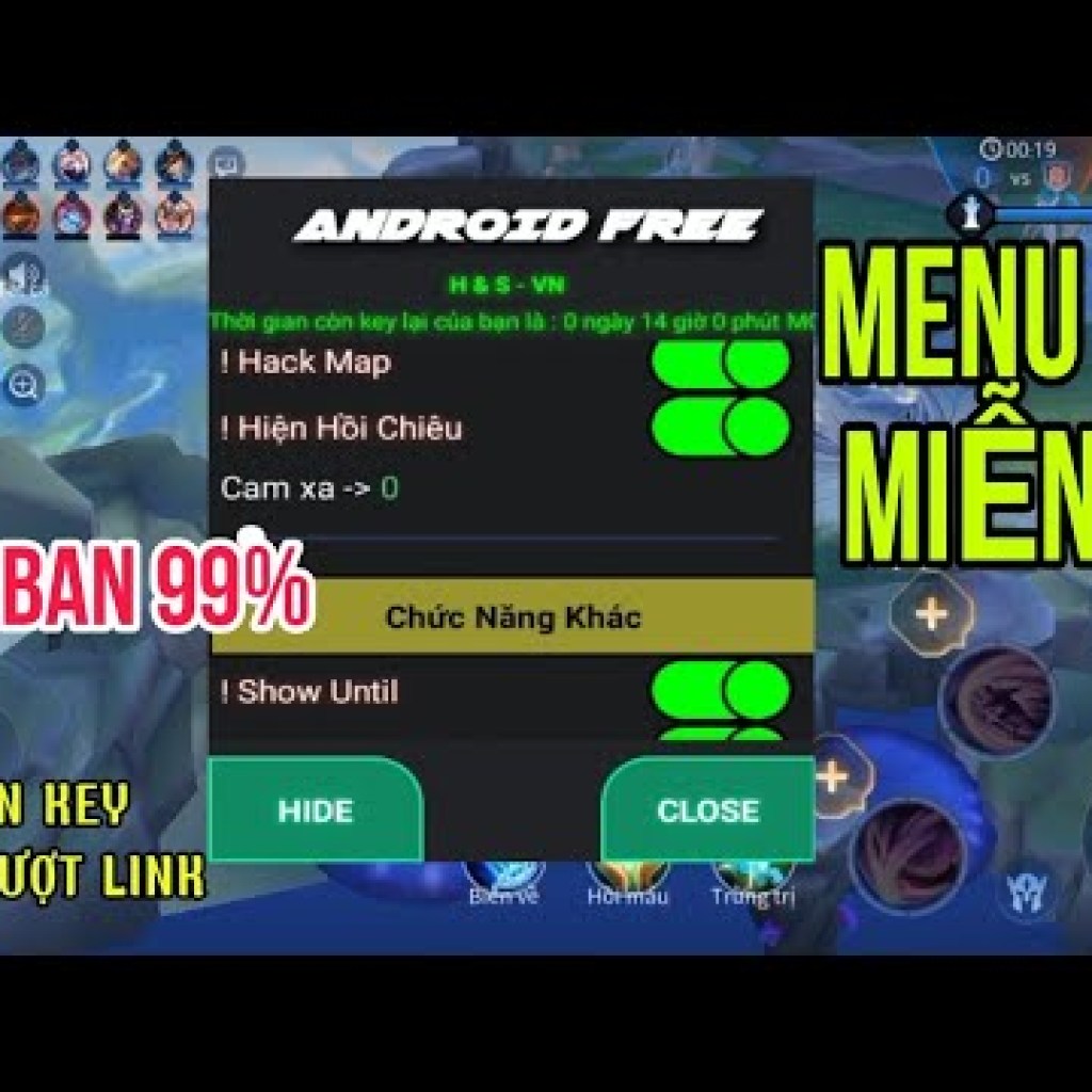 Miễn Phí Hack Map Liên Quân ANTIBAND 99 – Đầy Đủ Chức Năng, Không Cần Vượt Link Mới Nhất Miễn Phí Hack Map Liên Quân ANTIBAND 99 – Đầy Đủ Chức Năng, Không Cần Vượt Link Mới Nhất