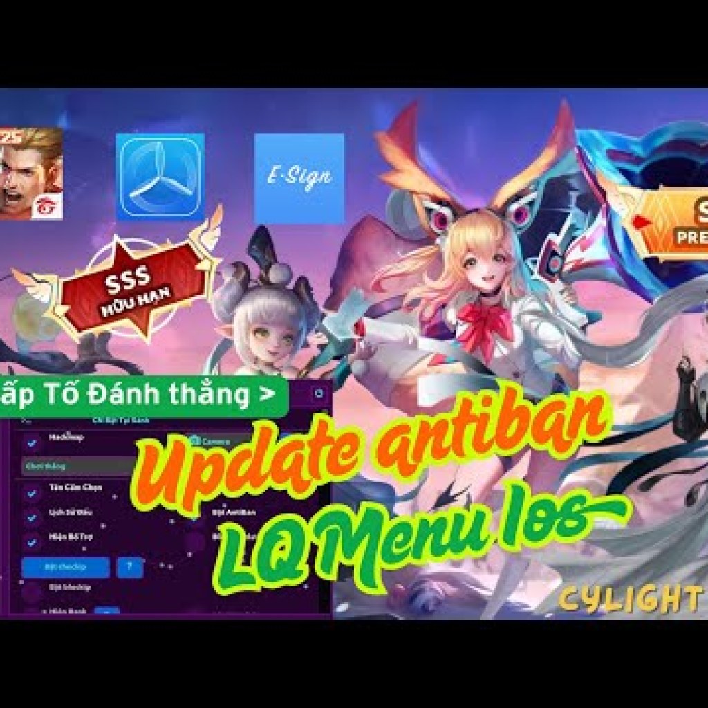 Cập Nhật IPA Esign Hack Map Liên Quân iOS Mới: Menu Update Antiban, Đánh Thẳng Chấp Tố (Tối đa 15 từ) Cập Nhật IPA Esign Hack Map Liên Quân iOS Mới: Menu Update Antiban, Đánh Thẳng Chấp Tố (Tối đa 15 từ)