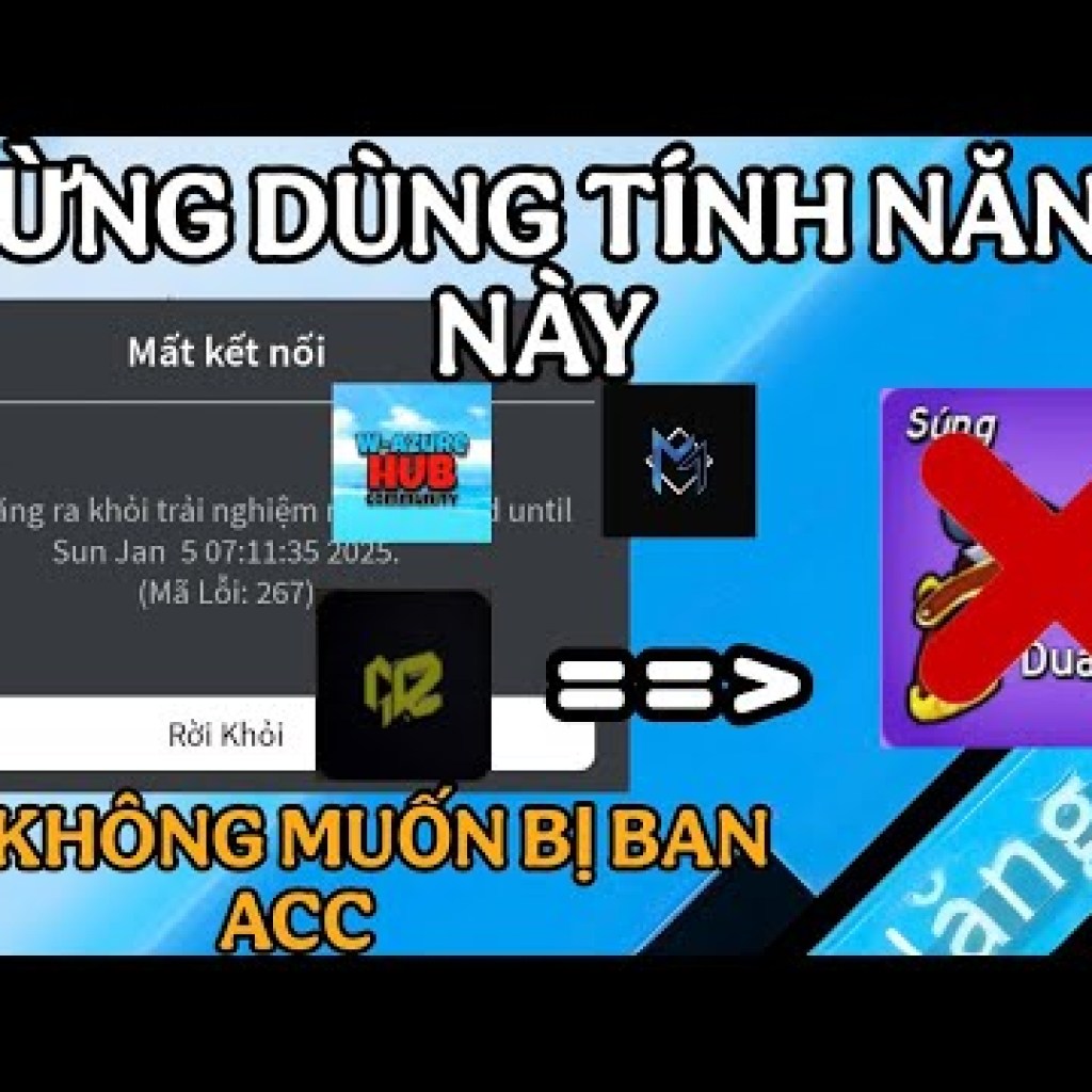 Cảnh báo: Sử dụng hack Dual Flintlock Blox Fruits có thể dẫn đến việc bị ban tài khoản trong game Blox Fruits Cảnh báo: Sử dụng hack Dual Flintlock Blox Fruits có thể dẫn đến việc bị ban tài khoản trong game Blox Fruits